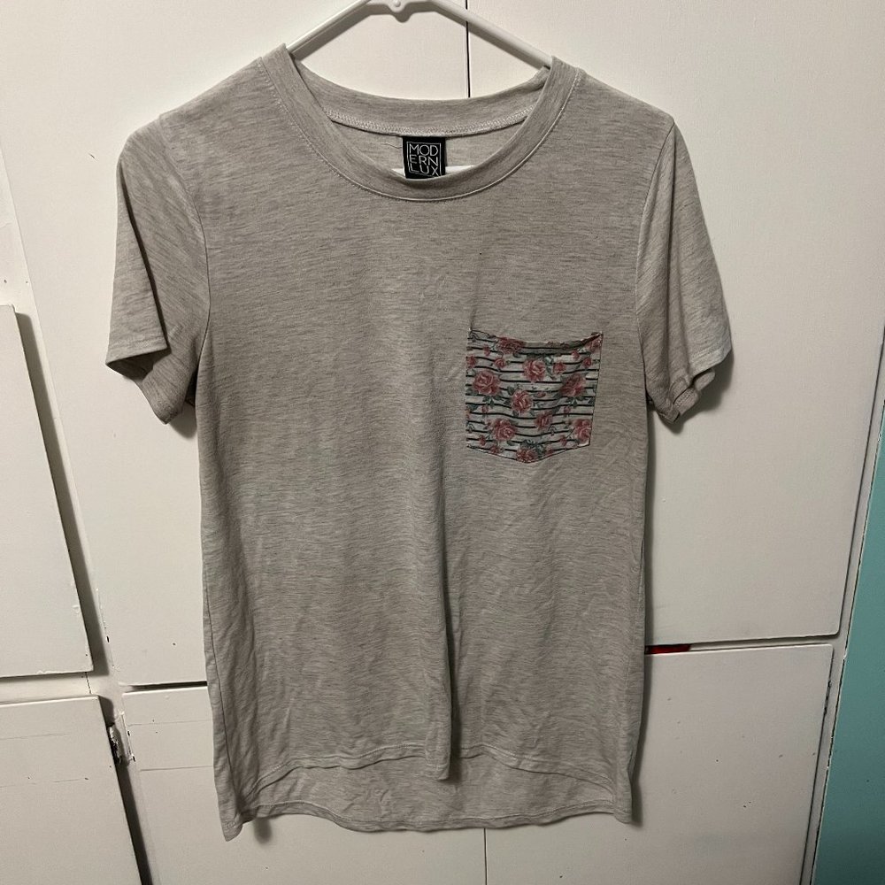 Modern Lux Pocketed T-shirt